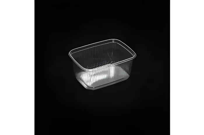 Food Box, Rectangular, 250cc, PET, Transparent