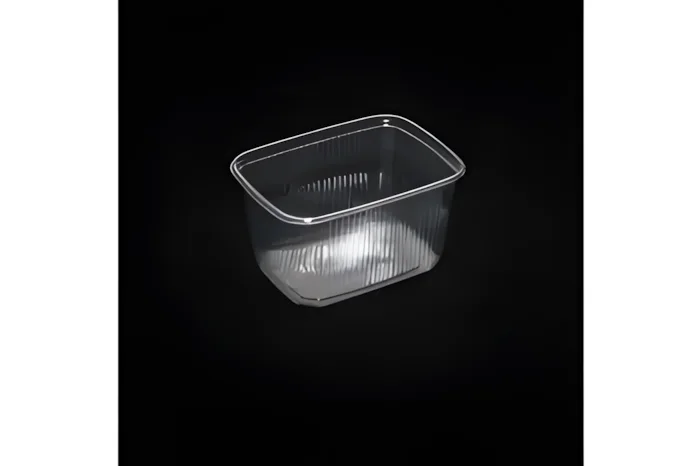 Food Box, Rectangular, 300cc, PET, Transparent