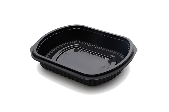 Microwave Food Container, 480cc, PP, Black