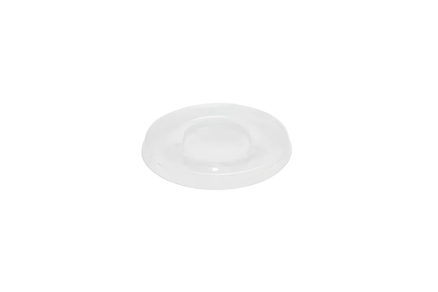 Flat Lid Without Hole, Ø89mm, PET, Transparent