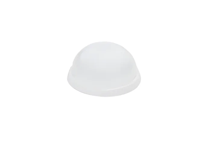 Dome Lid with Hole, Ø95mm, PET, Transparent