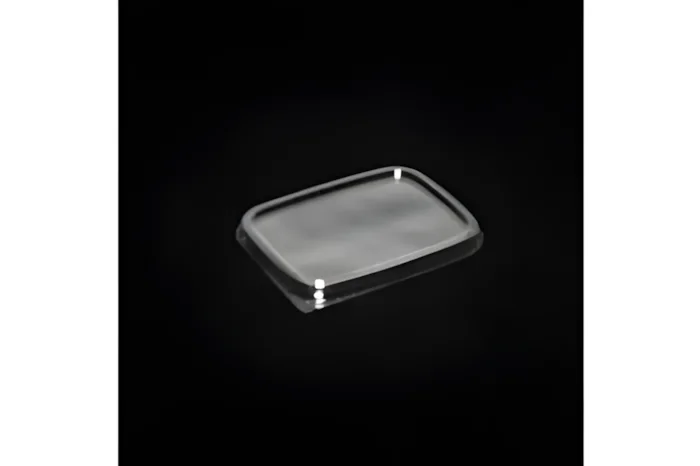 Food Box Lid, Rectangular, PET, Transparent