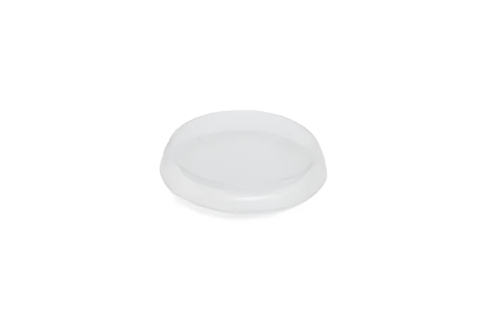 Flat Lid Without Hole, Ø95mm, PET, Transparent