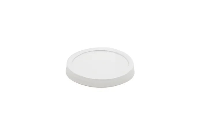 Flat Lid with Venting Hole (for 4oz), Ø62mm, PS, White