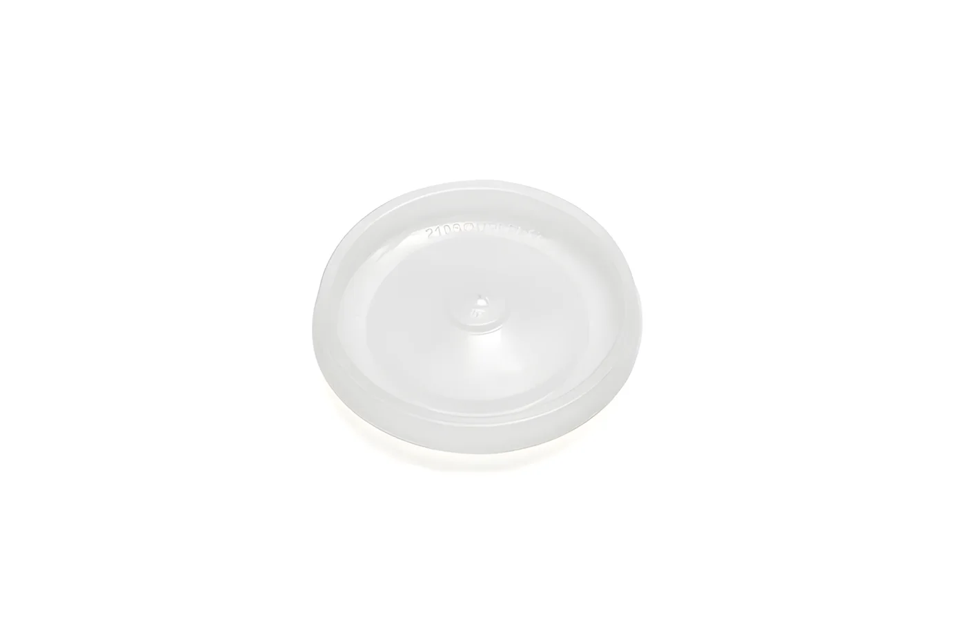 Lid for Paper Bowl with Venting Hole, Ø96mm, PP, Transparent