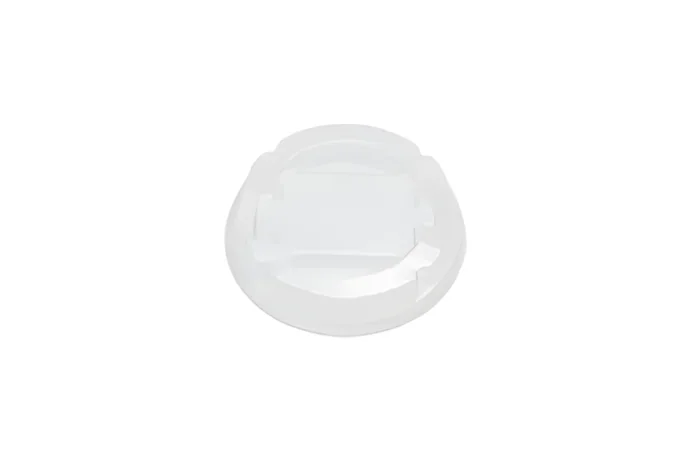 Half Dome Lid, Ø95mm, with Spoon Insert, PET, Transparent