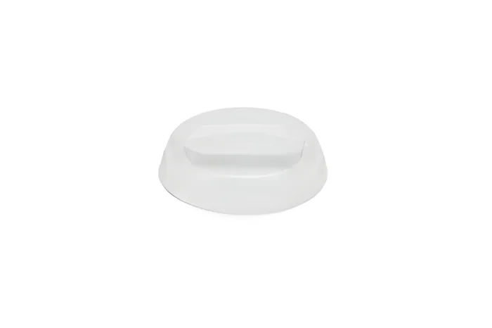 Half Dome Lid, Ø95mm, with Spoon Insert, PET, Transparent