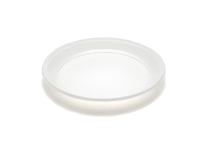 Plastic Plate, Ø210mm, Round, PS, White