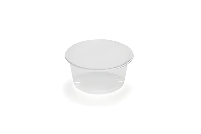 Sauce Cup 100cc, Ø75mm, PET, Transparent