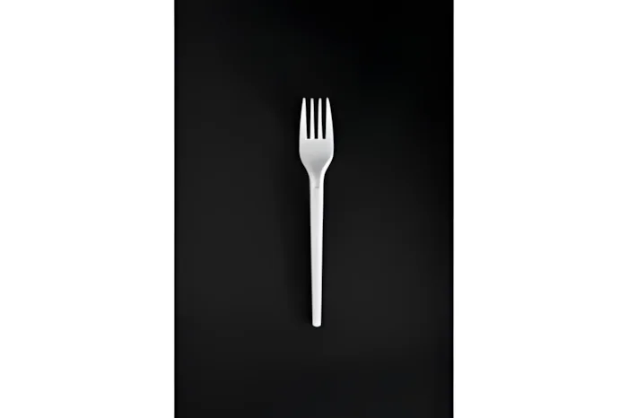 Eco Light Fork, 165mm, PS, in Soldier Pack, Transparent