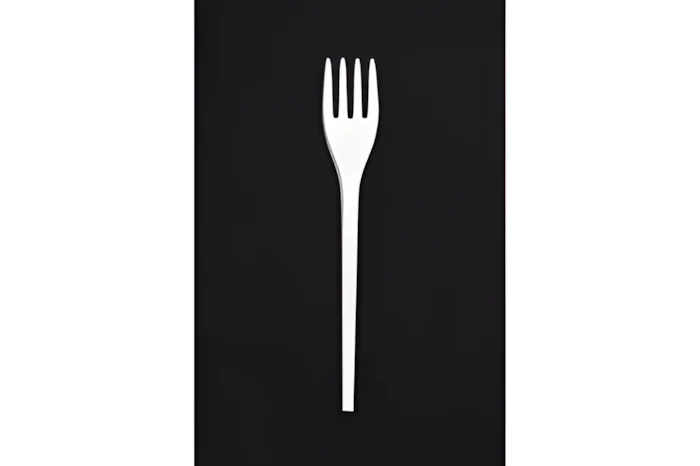Premium Fork, 165mm, PS, in Soldier Pack, White
