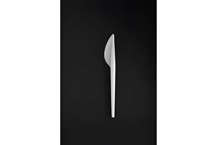 Eco Knife, 165mm, PS, in Soldier Pack, White