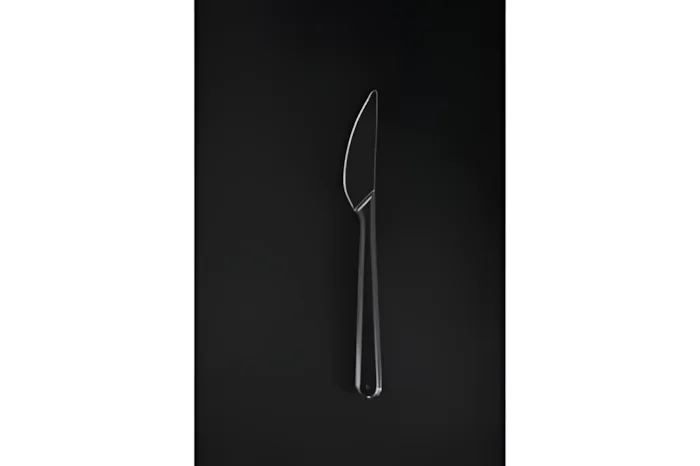 Luxury Knife, 180mm, PS, in Soldier Pack, Transparent