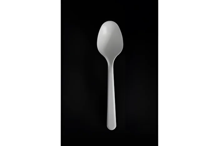 Luxury Spoon, 180mm, PS, in Soldier Pack, Cream Color