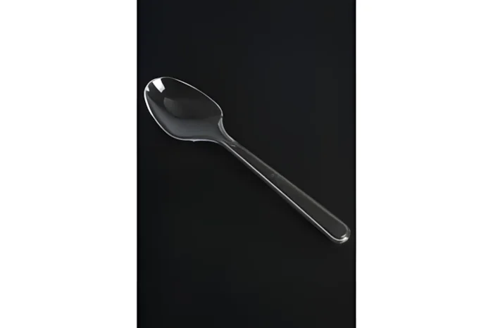 Luxury Spoon, 180mm, PS, in Soldier Pack, Transparent