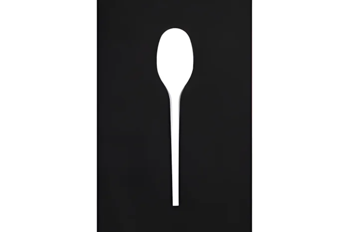 Premium Spoon, 165mm, PS, in Soldier Pack, White