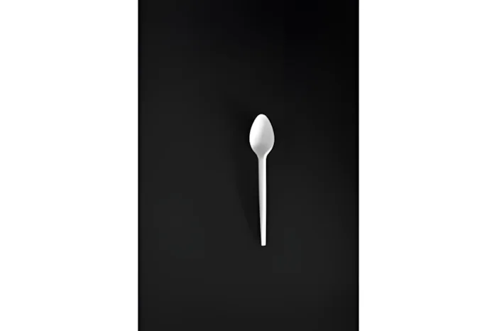 Eco Small Tea Spoon, 115mm, PS, in Soldier Pack, White